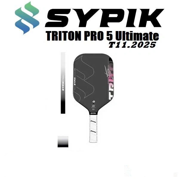 Vợt Pickleball Sypik Triton Pro 5 Ultimate - Màu Trắng