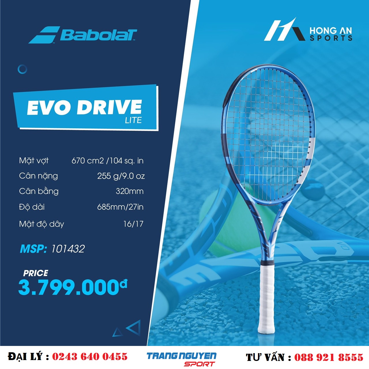 Vợt Tennis Babolat - Báo Giá Tổng Hợp