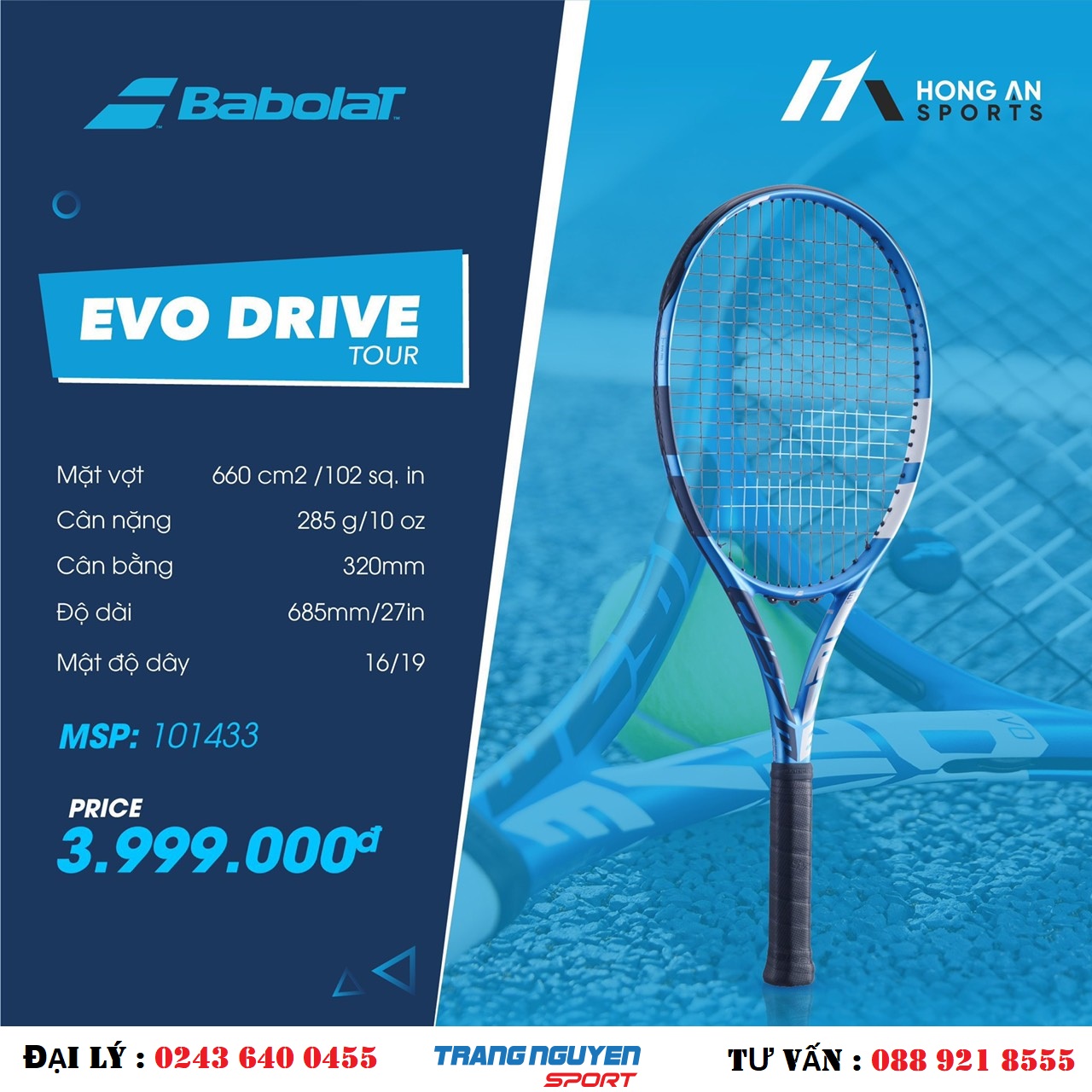 Vợt Tennis Babolat - Báo Giá Tổng Hợp