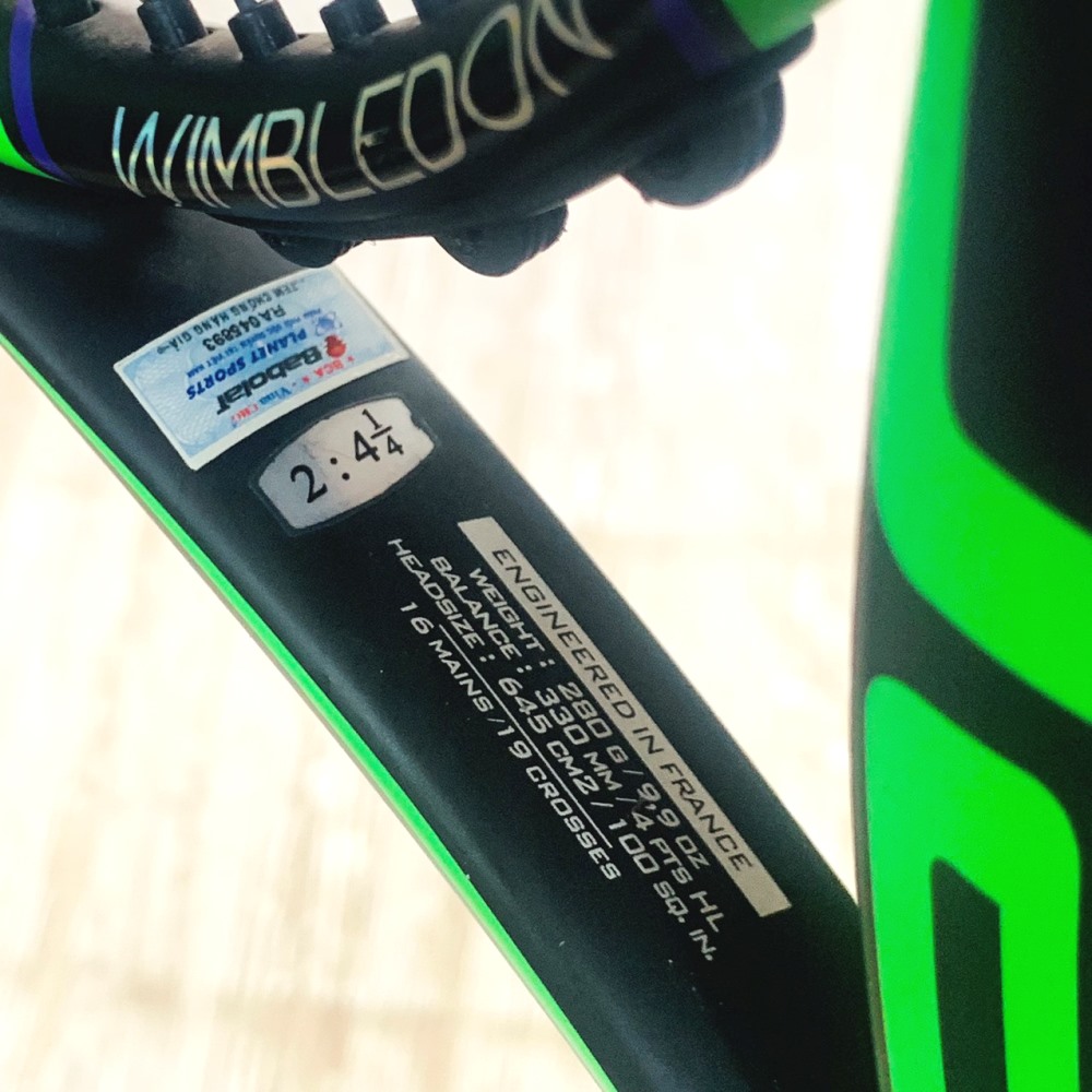 Vợt Tennis Cũ Babolat Aero Pro Team Wimbledon 280gr