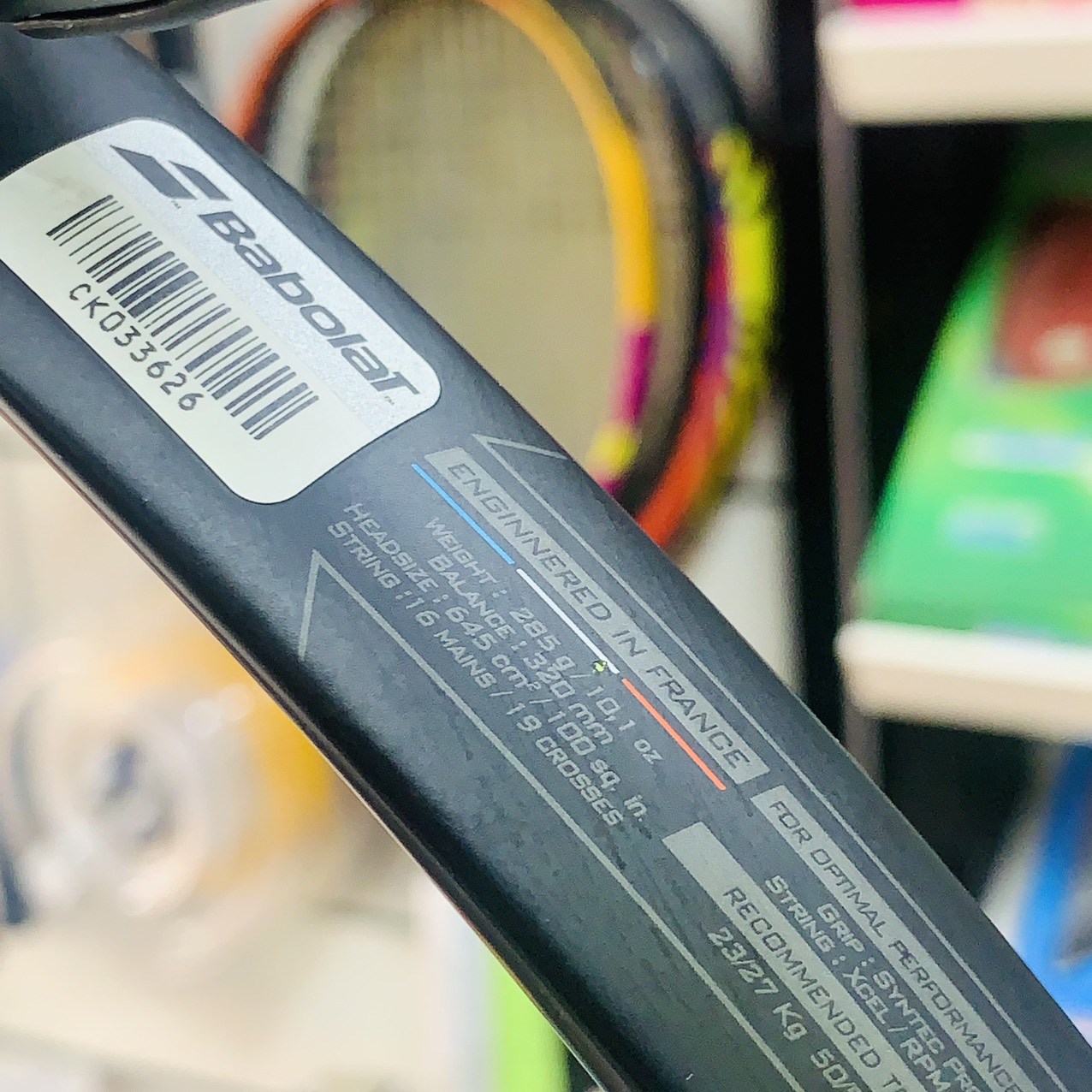 Vợt Tennis Cũ Baolat Pure Aero Team 2019 ( 285gr)