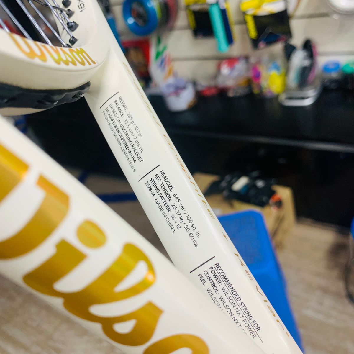 Vợt Tennis Cũ Wilson Pro Staff  100L (16x18)