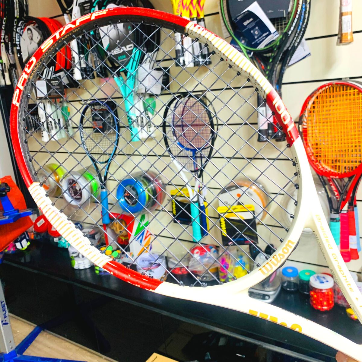 Vợt Tennis Cũ Wilson Pro Staff  100L (16x18)