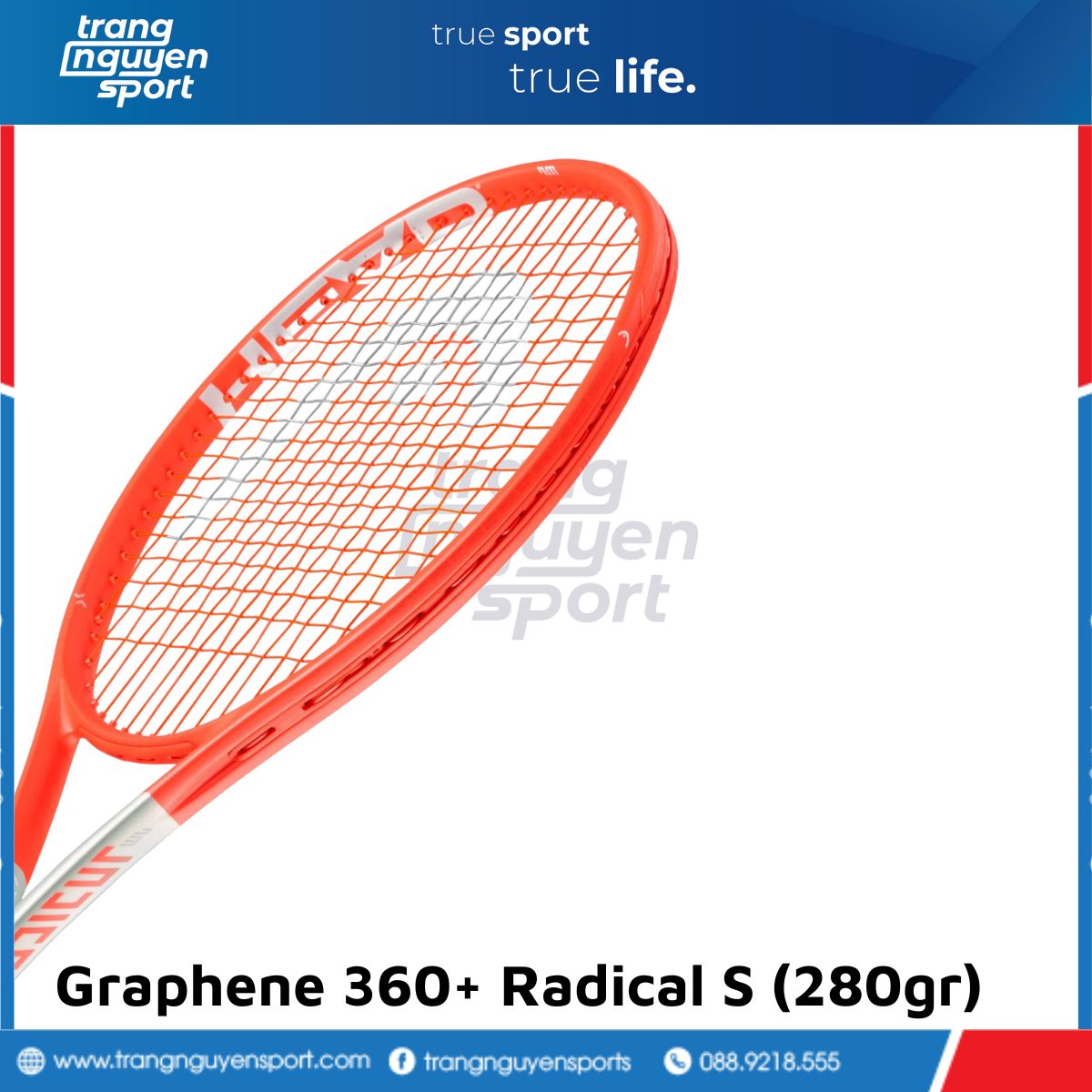 Vợt tennis Head Radical S 2022- 280 gr