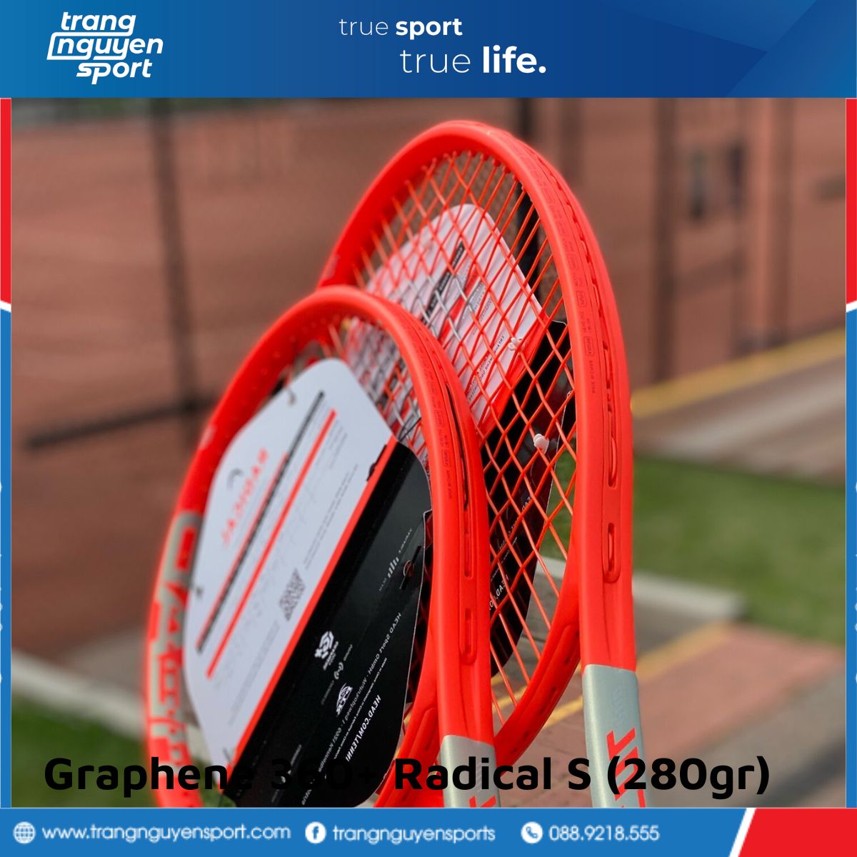 Vợt tennis Head Radical S 2022- 280 gr