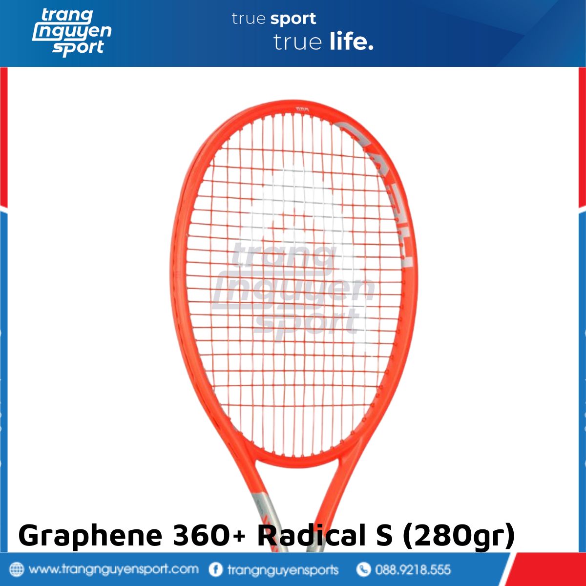 Vợt tennis Head Radical S 2022- 280 gr