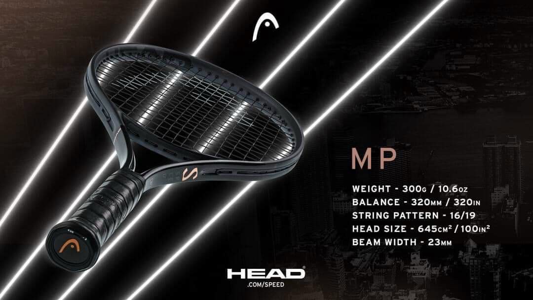 Vợt Tennis Head  Speed  MP BLK 2023 L2