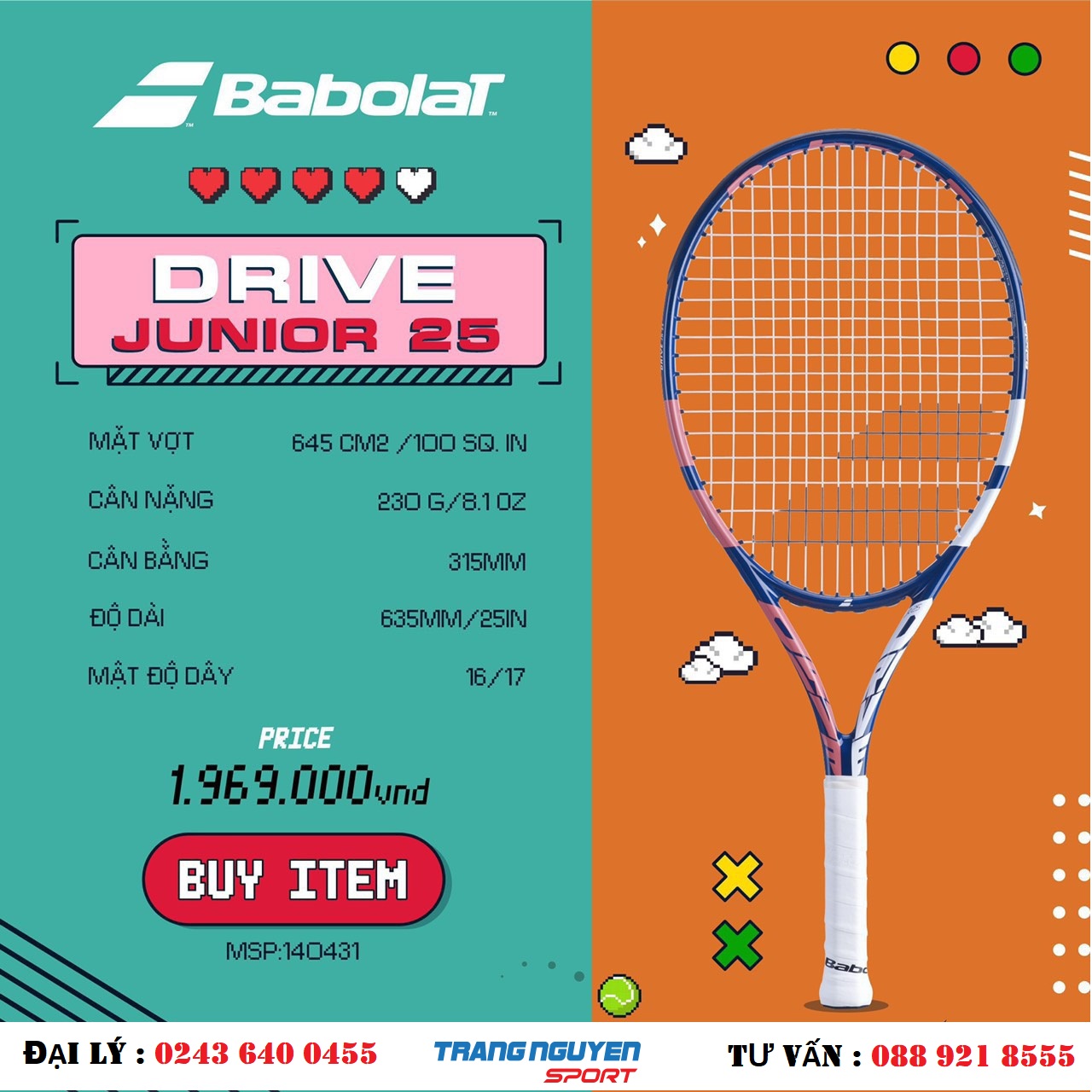 Vợt Tennis Babolat - Báo Giá Tổng Hợp