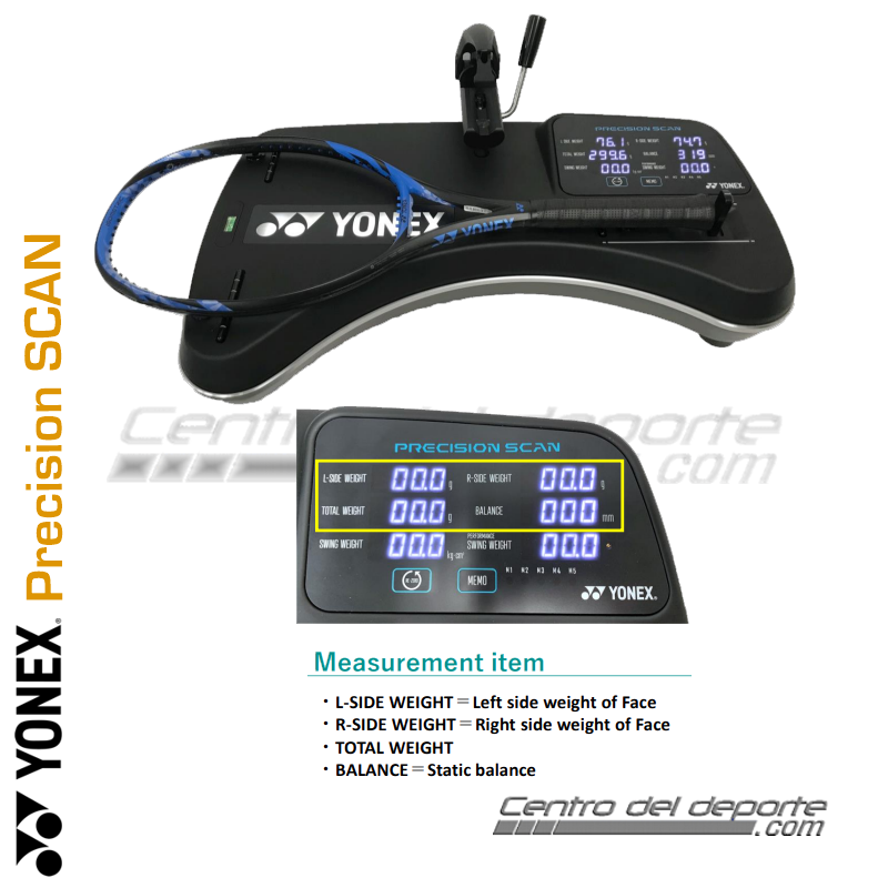 Máy Đo Thông Số Vợt Tennis Yonex Precision Scan SPRSC