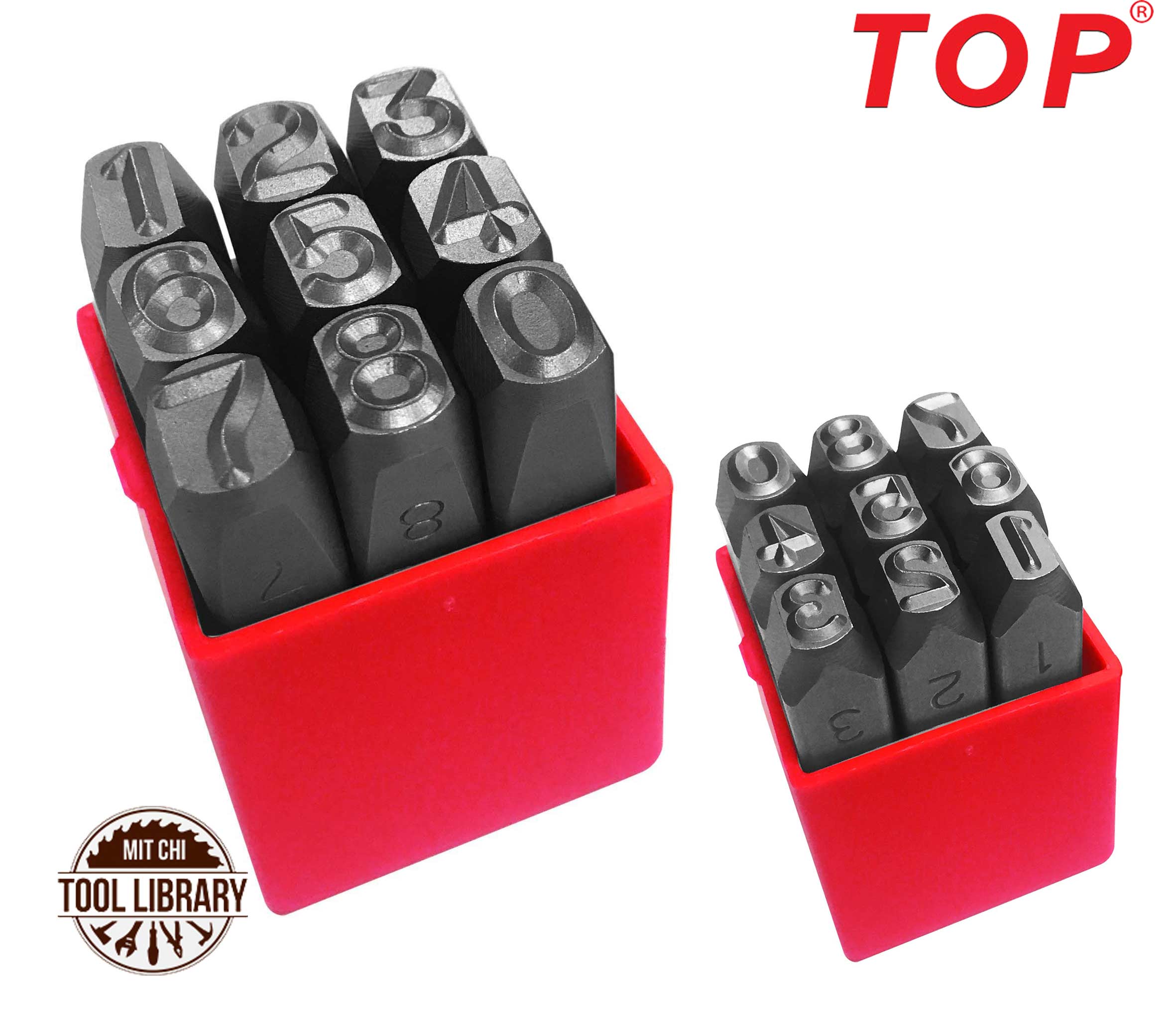 Bộ Đóng Số Xuôi, Số Ngược FULL số từ ( 2mm-12mm) - TOP