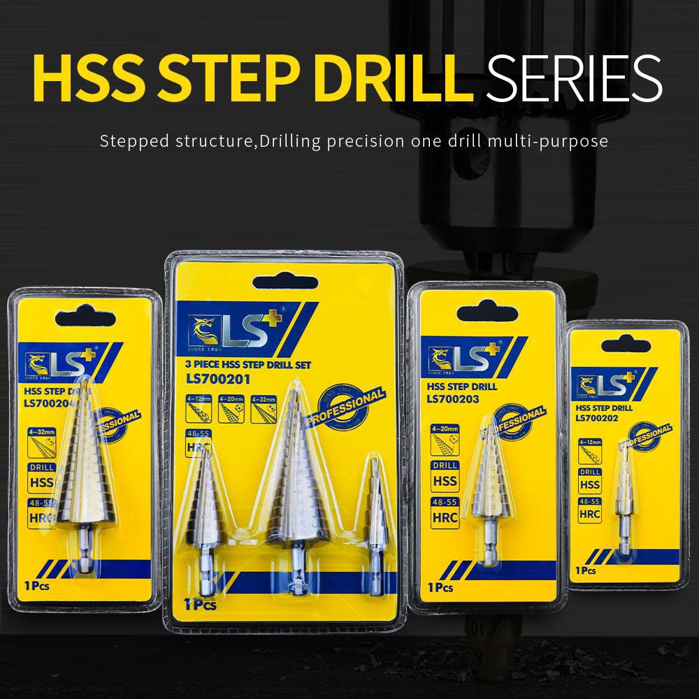 Mũi khoan Tháp 3 Món Lợi Sắt - LS+