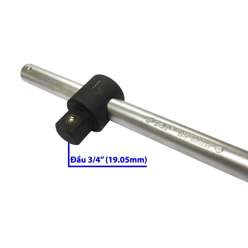 Cần Siết Đầu Trượt (Kéo) 3/4 Dài 500mm - TOP