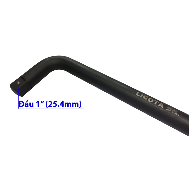 Cần Siết Đầu Cong L 1 Dài 26 (660mm) - LICOTA