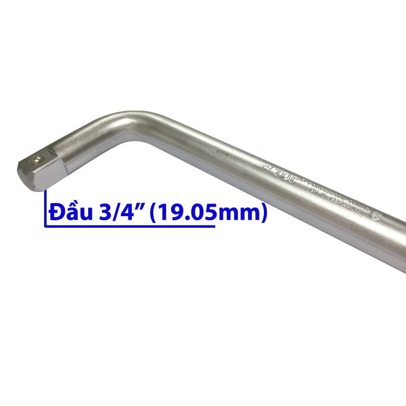 Cần Siết Đầu Cong L 3/4 Dài 18 (450mm) - TOP