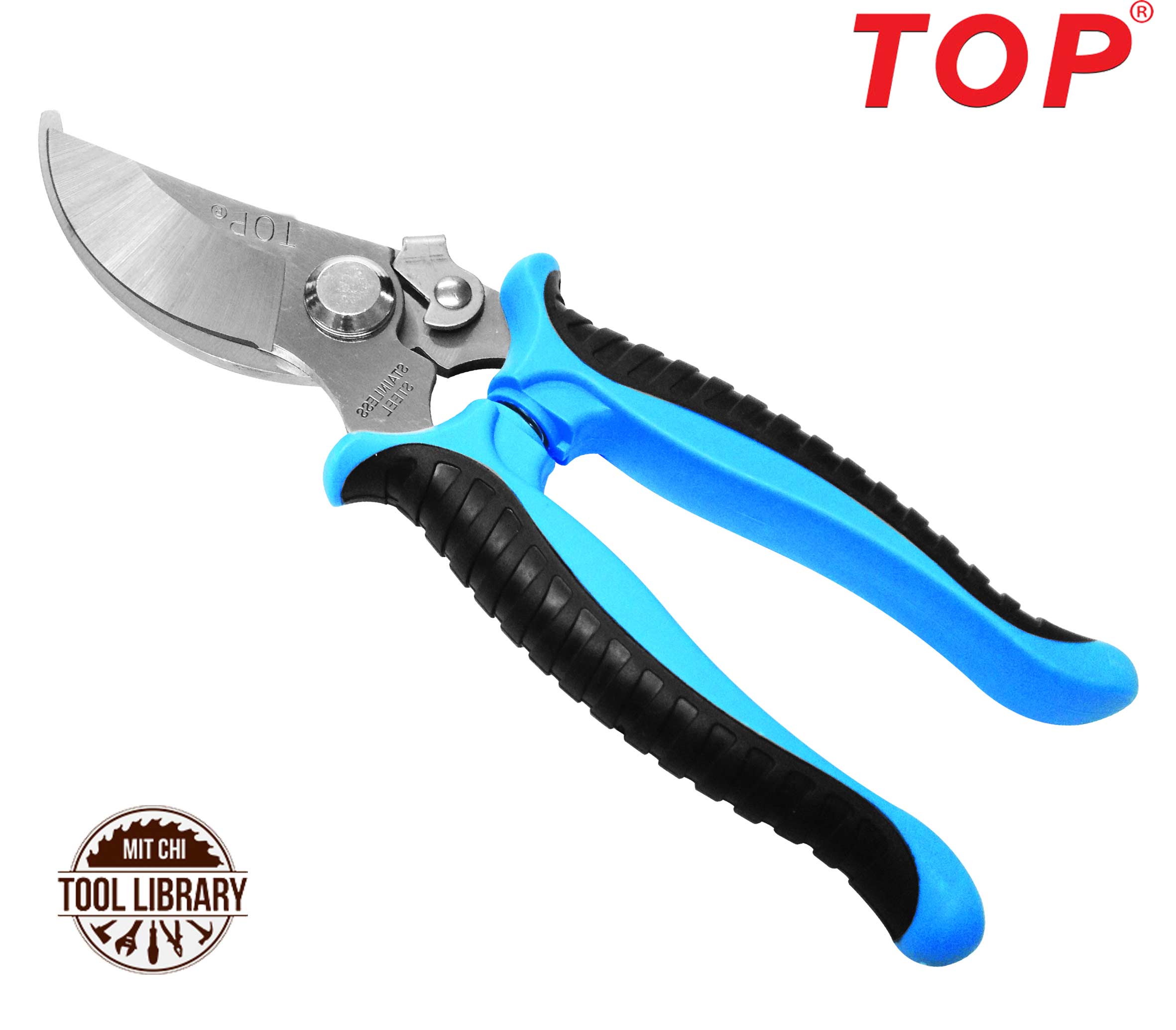 Kéo Cắt Cành Mỏ Cong Inox 8" - TOP