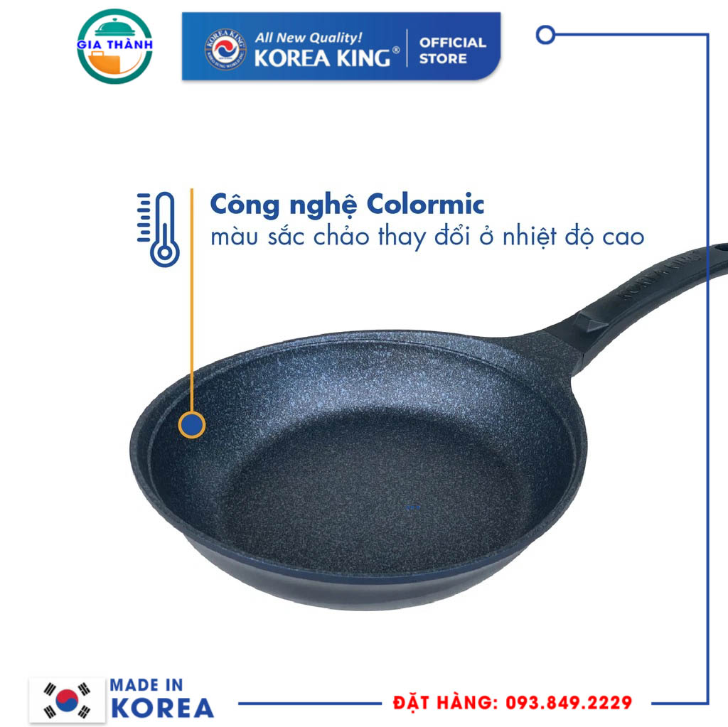 Chảo Colormic 20cm dùng cho các loại bếp ( Lòng Cạn) - KFP-20CI