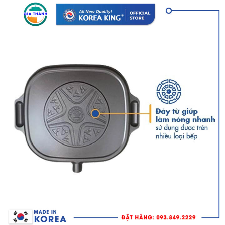 Chảo nướng chống dính dùng cho  các loại bếp - KGP-32MHI