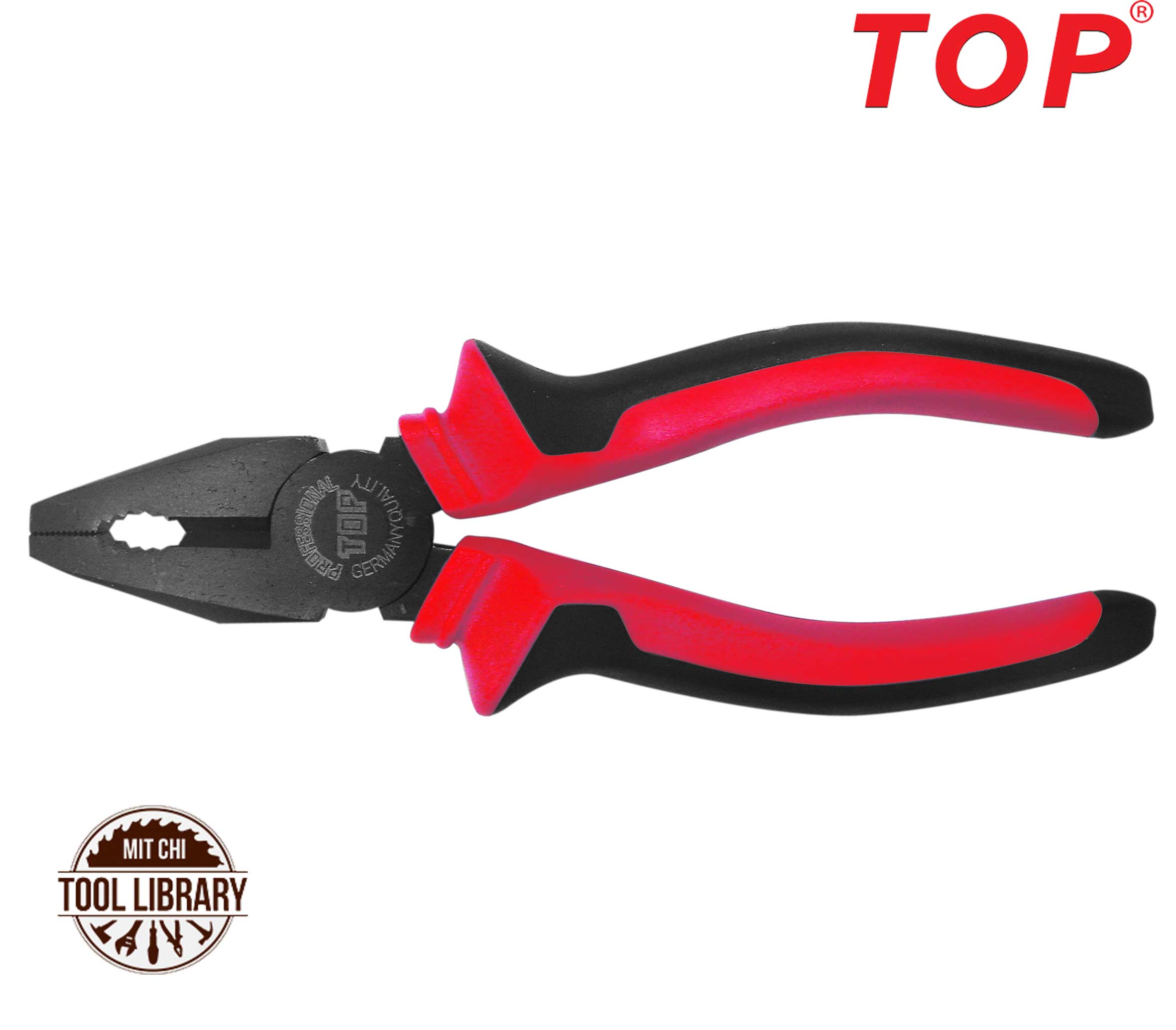 Kìm Điện Cán Đỏ Đen - TOP