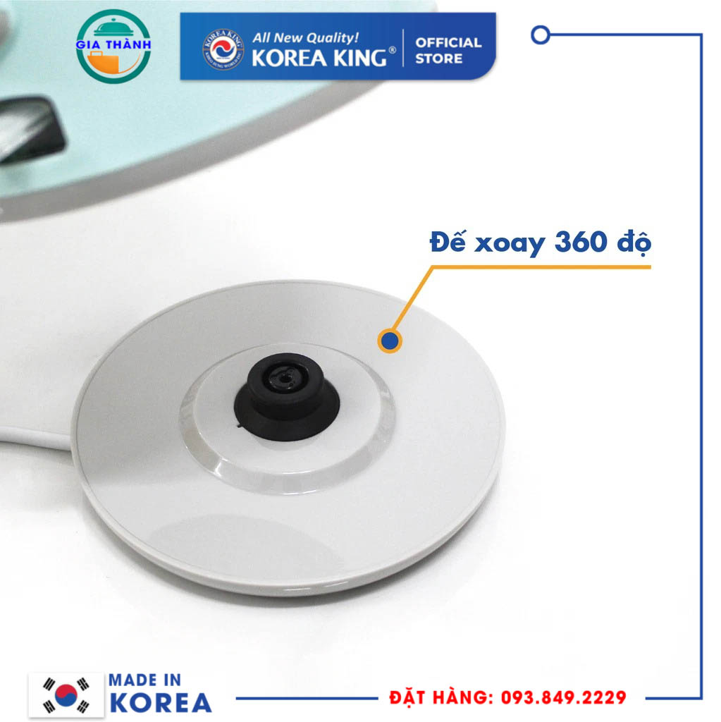 Bình đun siêu tốc Korea King 1,7 lit - PWP-17P/G