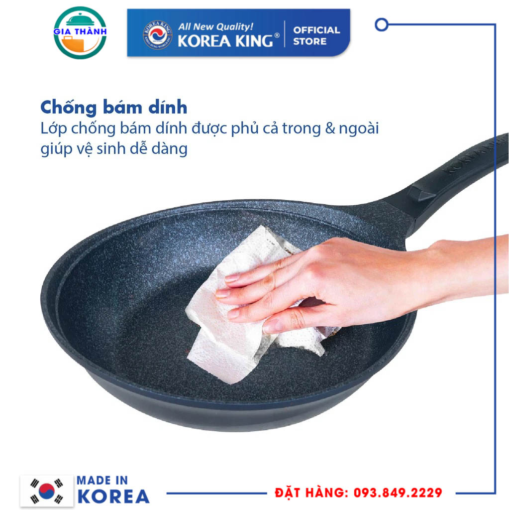 Chảo Colormic 20cm dùng cho các loại bếp ( Lòng Cạn) - KFP-20CI