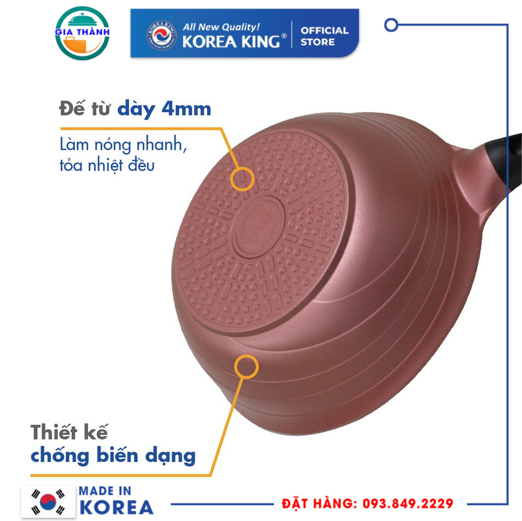 Chảo Colormic 24cm dùng cho các loại bếp  (Lòng Sâu) KW-24CI