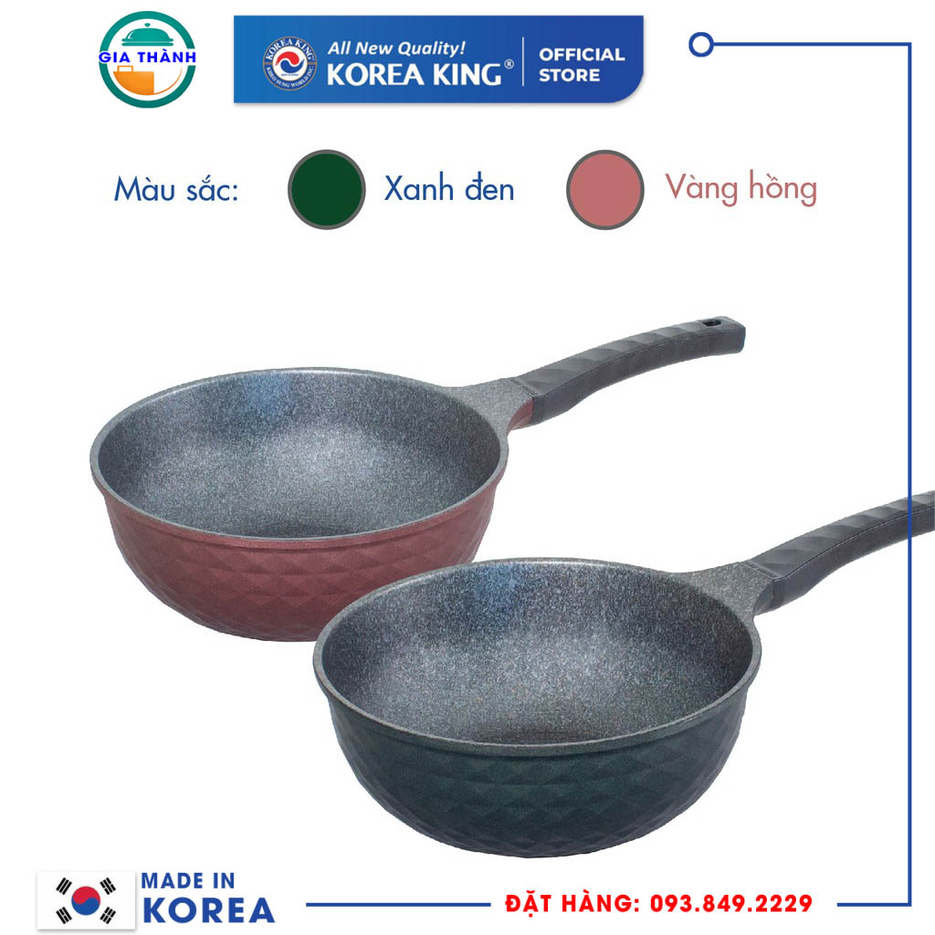 Chảo Diamond 26cm dùng cho các loại bếp  ( Lòng Sâu) - KW-26DI