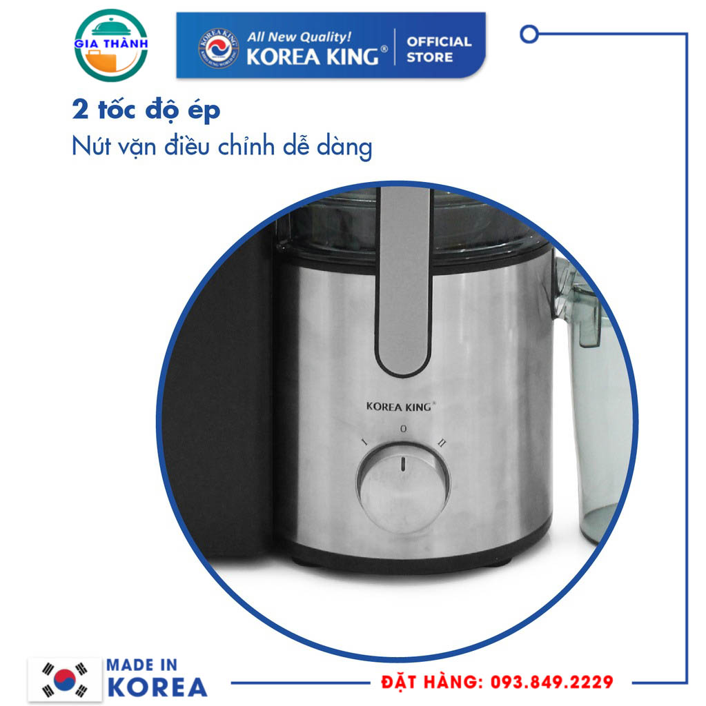Máy ép trái cây Korea King công suất 800W - PJ-800BS