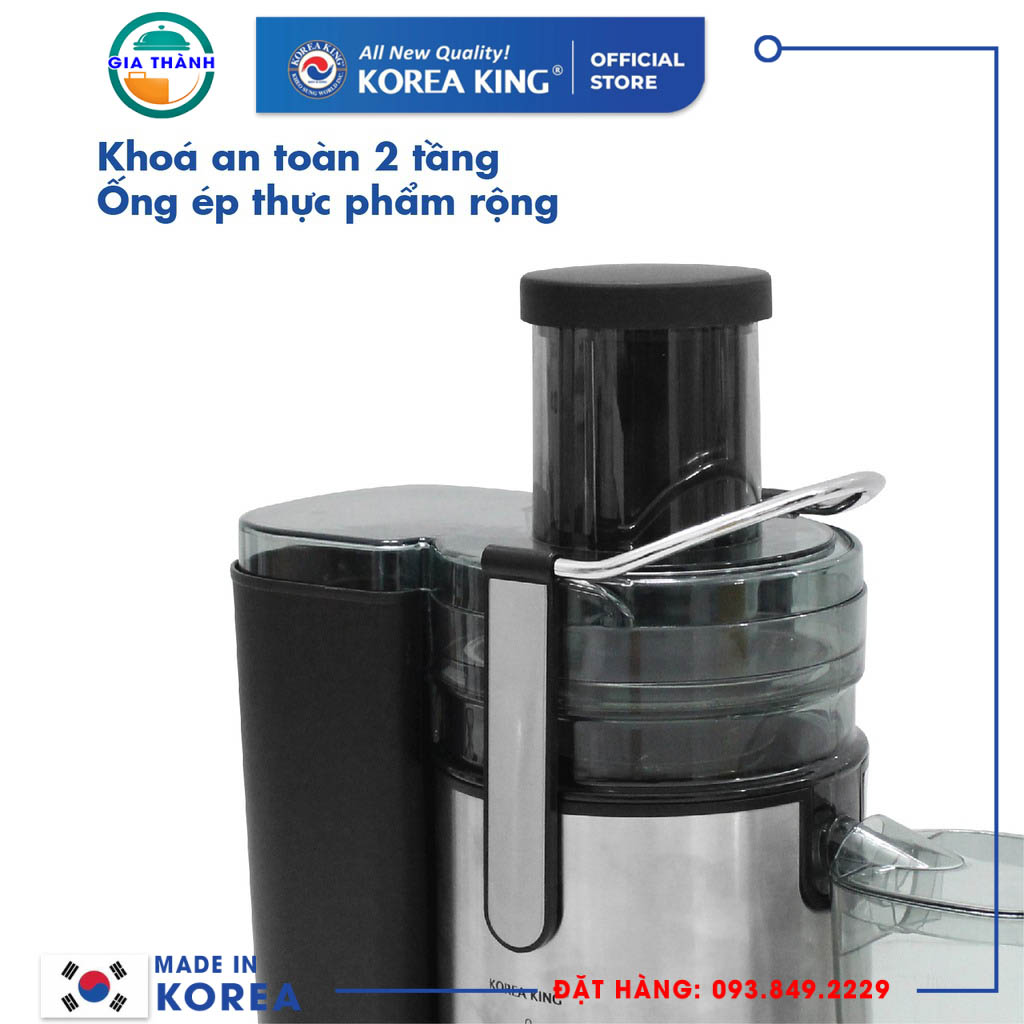 Máy ép trái cây Korea King công suất 800W - PJ-800BS