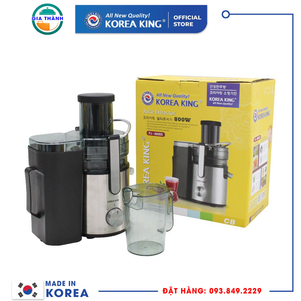 Máy ép trái cây Korea King công suất 800W - PJ-800BS