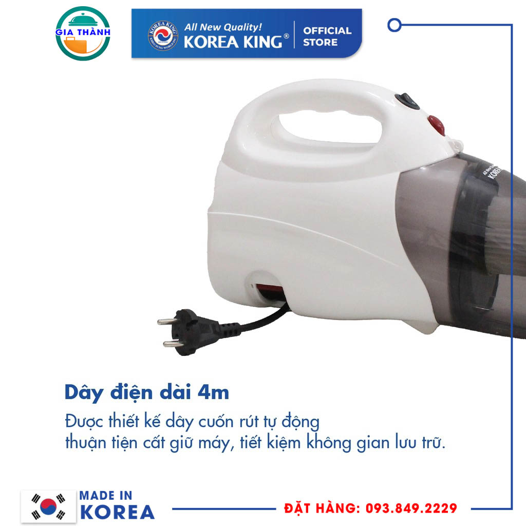 Máy hút bụi cầm tay Korea King PDG-666 (220V/50Hz, 1000W)