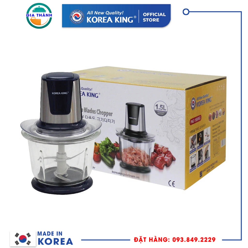 Máy xay thịt 1Lit 400w Korea King - PMC-10B/R/G