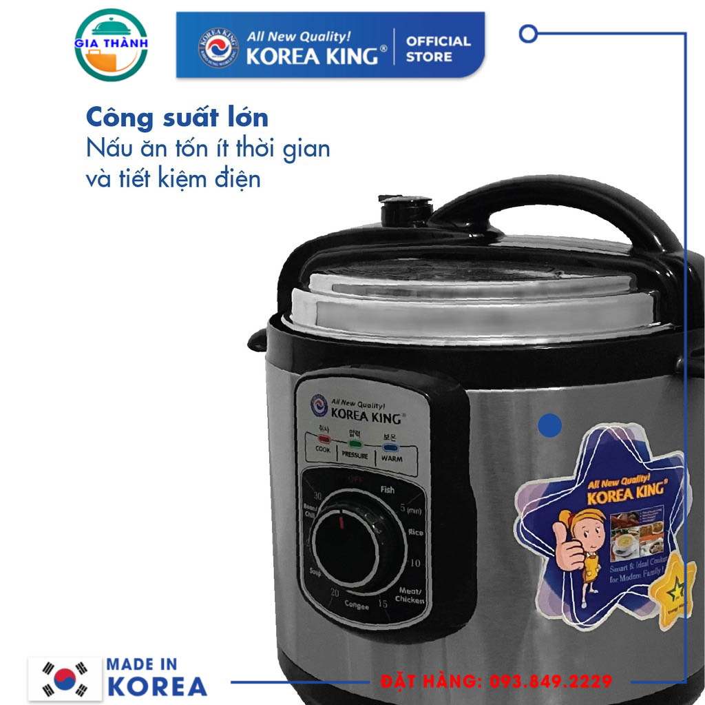 Nồi áp suất Korea King PEPC-60STSN