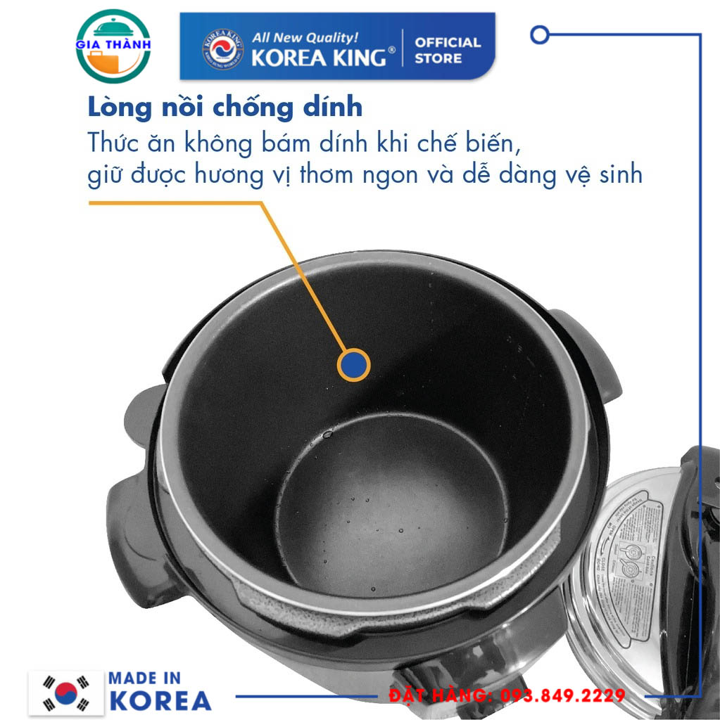 Nồi áp suất Korea King PEPC-60STSN