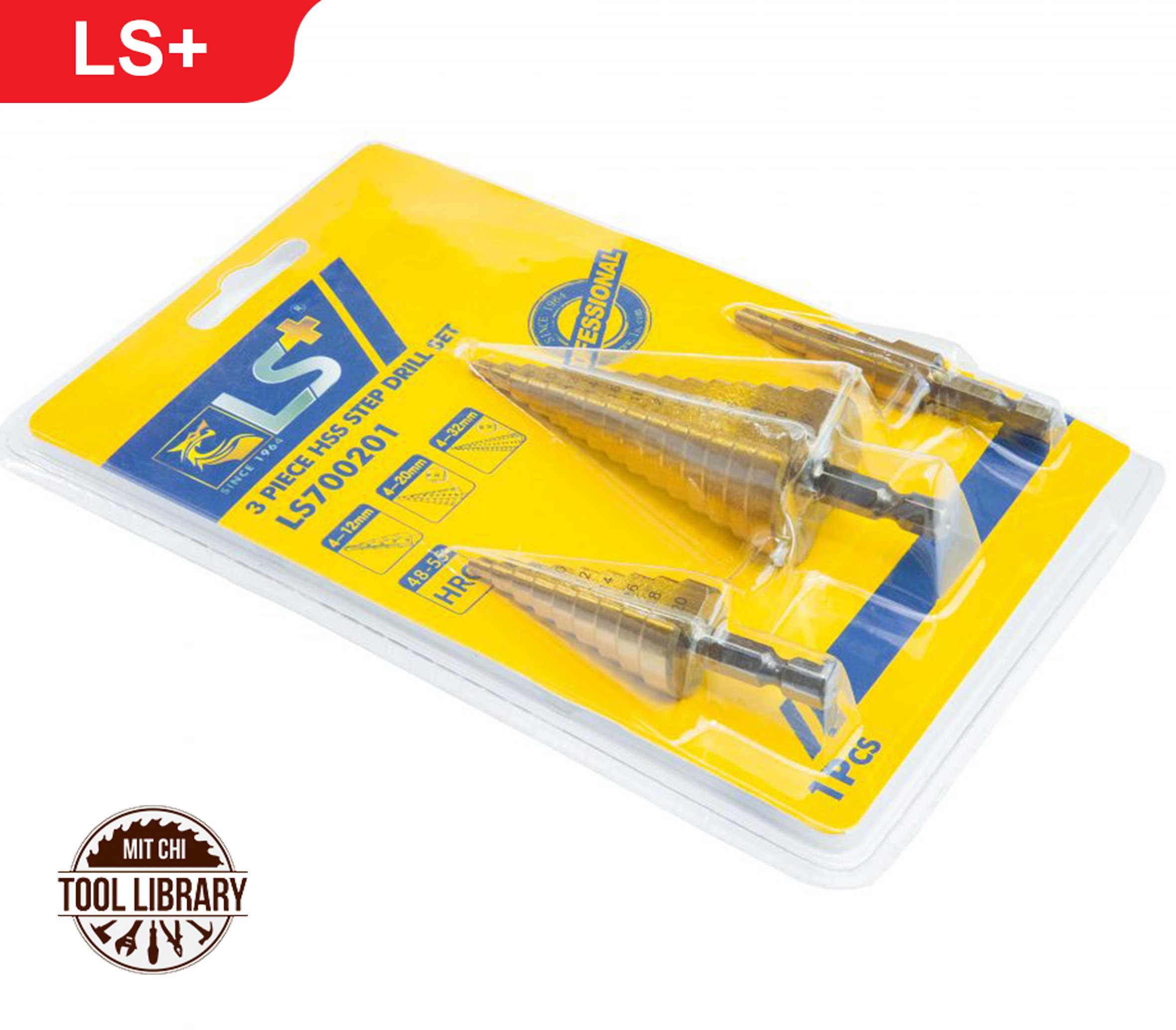 Mũi khoan Tháp 3 Món Lợi Sắt - LS+