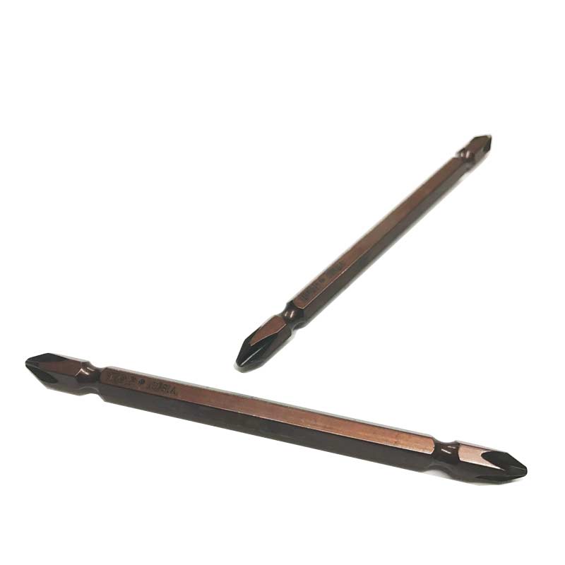 Mũi Vít 2 Đầu Dài 110mm Xi Nâu PH2 Top - TBD-00034A