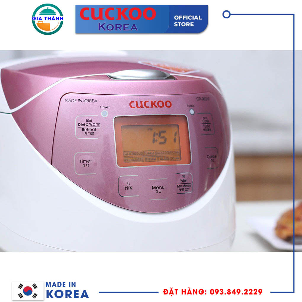 Nồi cơm điện tử Cuckoo 1 lít -  CR- 0631F