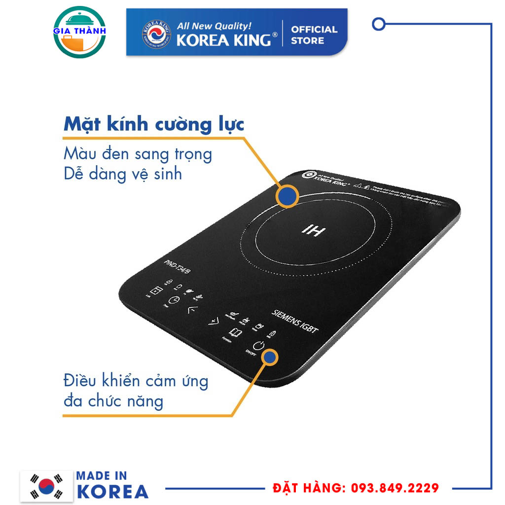 Bếp điện từ đơn Korea King - PIND-T34/B