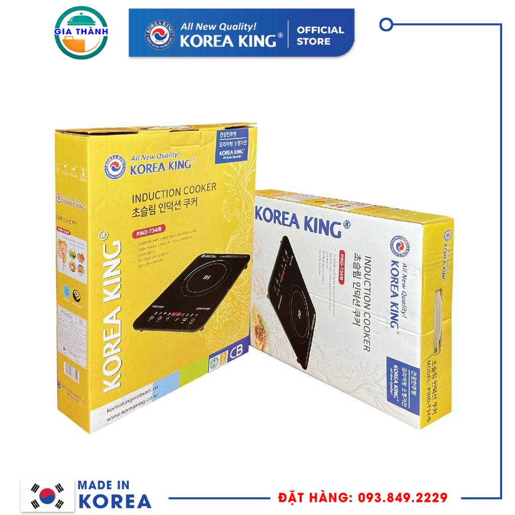 Bếp điện từ đơn Korea King - PIND-T34/B