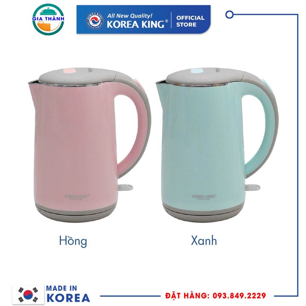 Bình đun siêu tốc Korea King 1,7 lit - PWP-17P/G