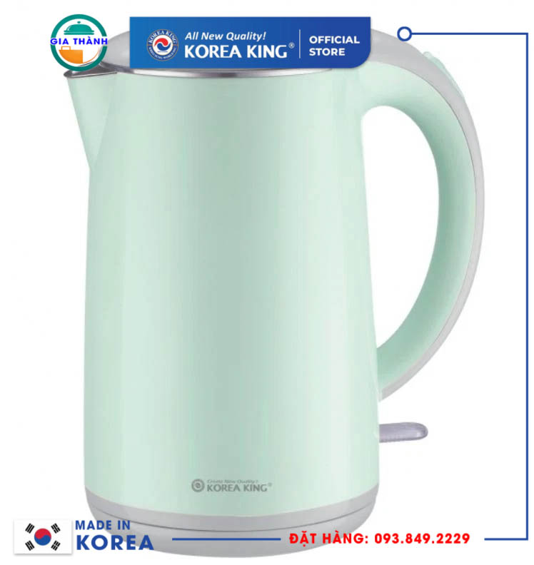 Bình đun siêu tốc Korea King 1,7 lit - PWP-17P/G