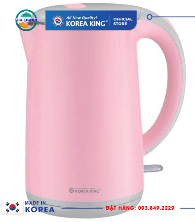 Bình đun siêu tốc Korea King 1,7 lit - PWP-17P/G
