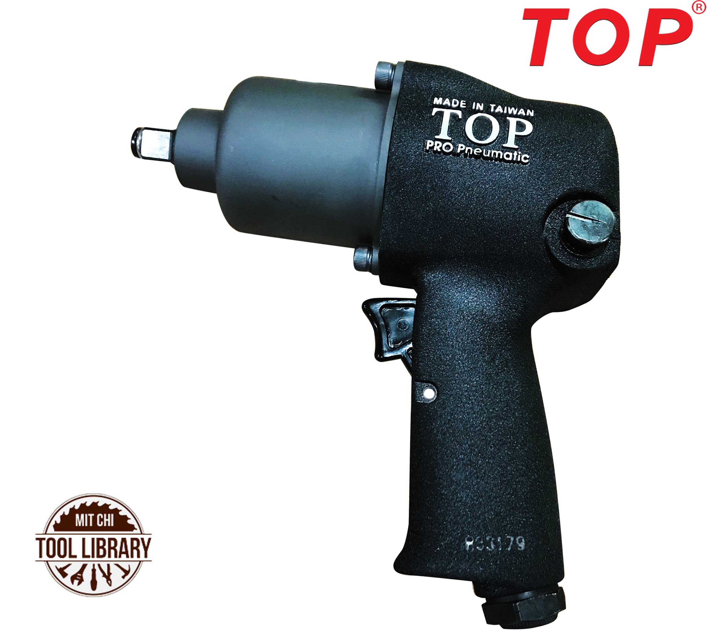 Súng Mở Tuýp Hơi 1/2" Cao Cấp 2 Búa - TOP