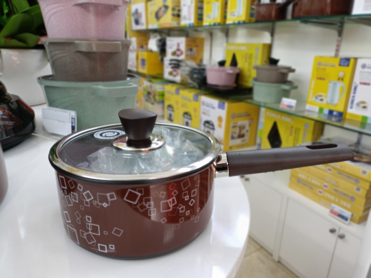 [Hàng chính hãng] - Bộ 3 nồi Cao cấp Korea King KAL-26000B (Nâu)