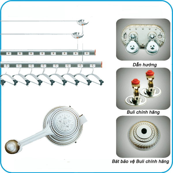 Cấu tạo giàn phơi thông minh