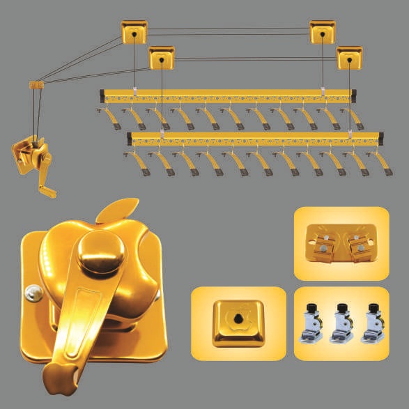 Giàn Phơi Thông Minh KS910 Gold