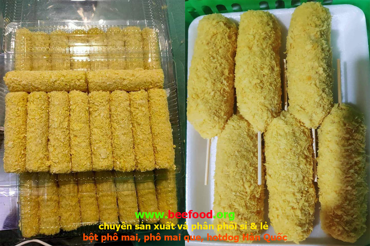 Cách bảo quản và chiên HOTDOG Hàn Quốc, PHÔ MAI QUE ngon chính hiệu