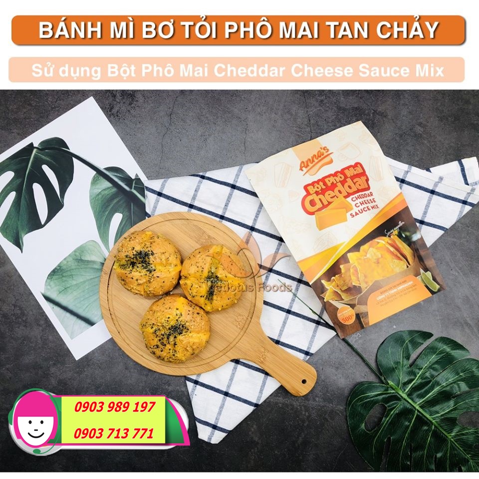 BÁNH MÌ BƠ TỎI PHÔ MAI TAN CHẢY