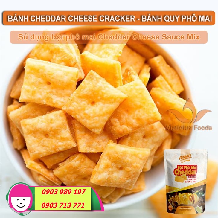 BÁNH QUY PHÔ MAI - CHEDDAR CHEESE CRACKER