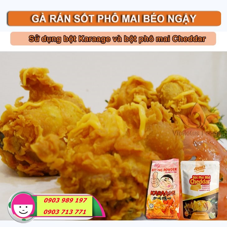 GÀ  RÁN SỐT PHÔ MAI - CHEDDAR CHEESE SAUCE MIX