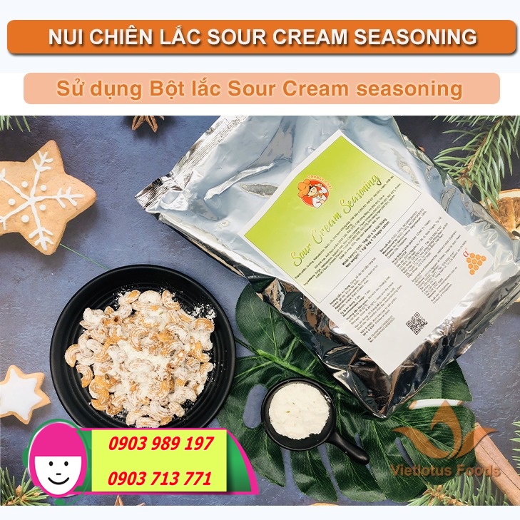 NUI CHIÊN GIÒN LẮC SOUR CREAM SEASONING 💦